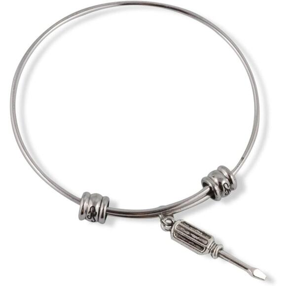 Screwdriver Tool Screw Driver Bangle Bracelet Jewelry - Picture 1 of 4